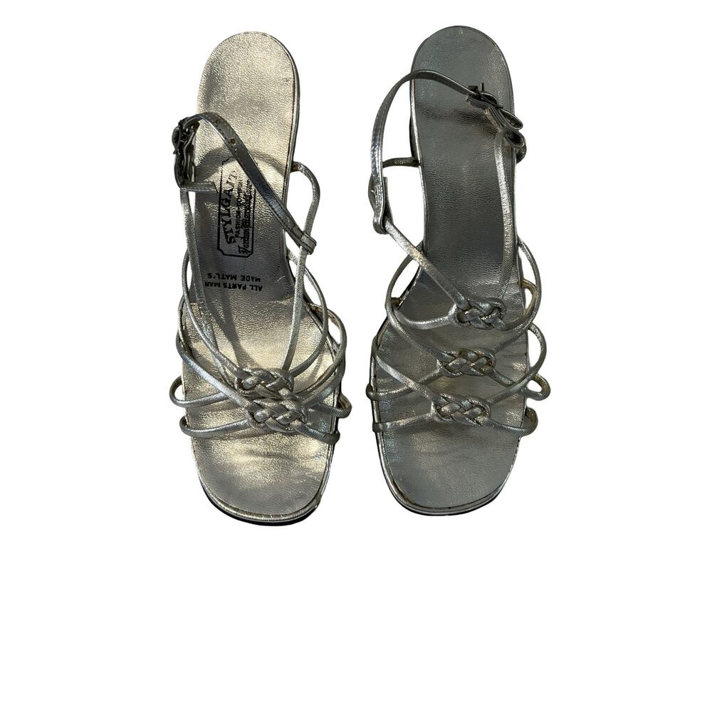 Dearfoam House Shoes Womens Slippers Size 8.5 House Shoes Silver Heel Strap